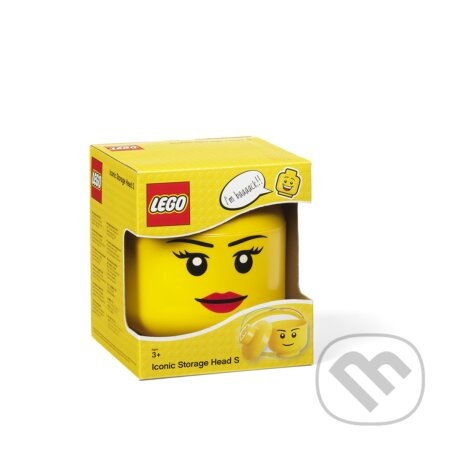 LEGO úložná hlava (velikost S) - dívka