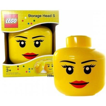 LEGO úložná hlava (velikost L) - dívka