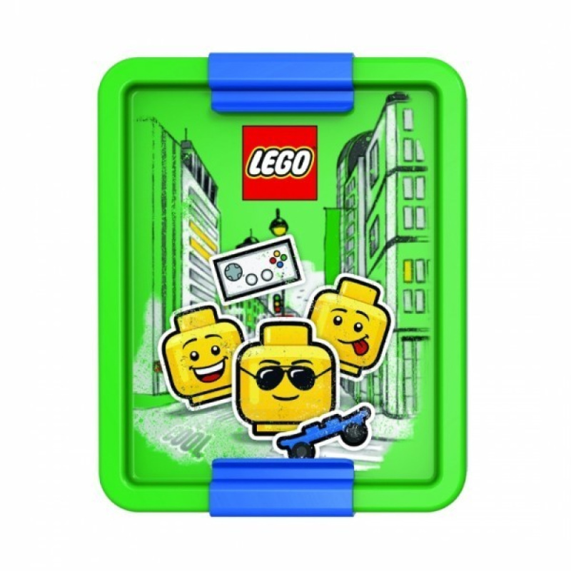 Lego Iconic Boy box na svačinu - modrá/zelená