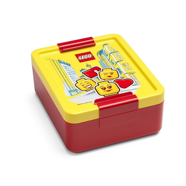 Lego Iconic Girl box na svačinu - žlutá/červená