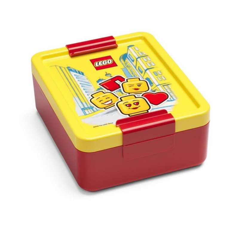 Lego Iconic Girl box na svačinu - žlutá/červená