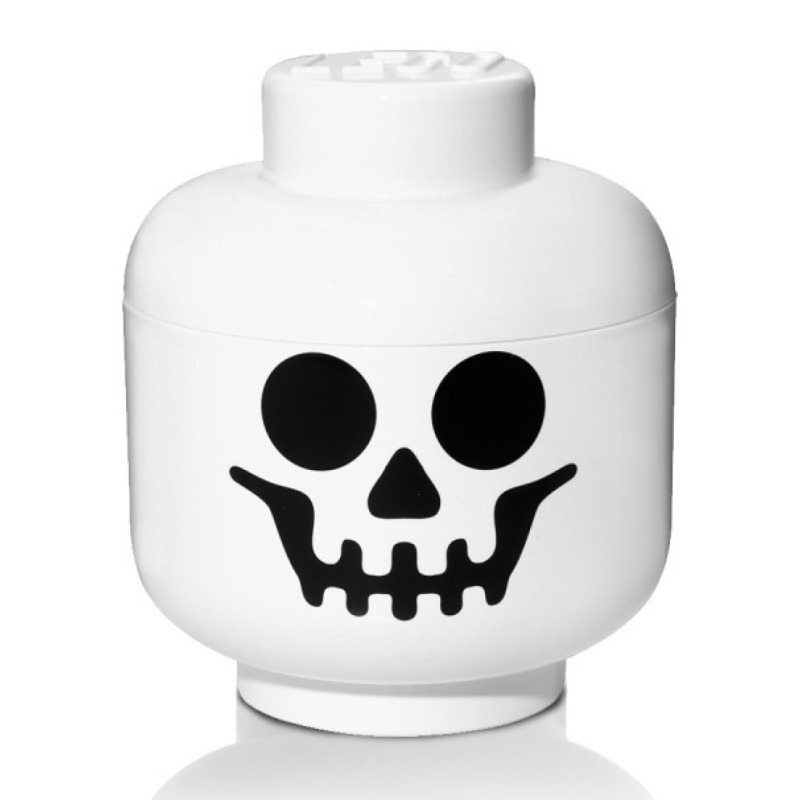 LEGO úložná hlava (velikost S) - kostlivec