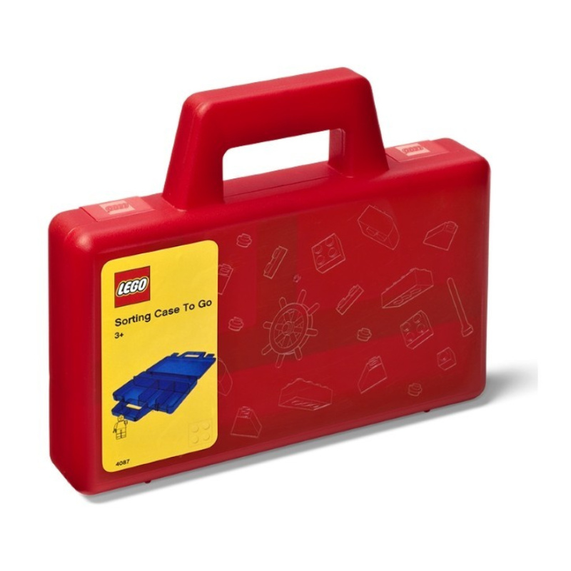 LEGO úložný box TO-GO - červená