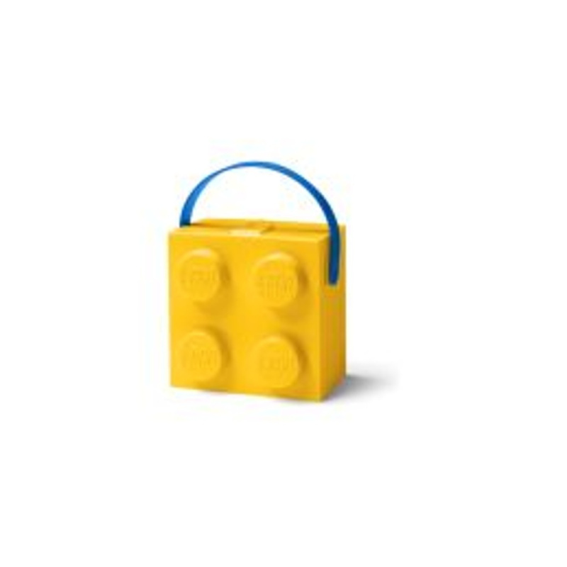 Smartlife LEGO box s rukojetí - žlutá