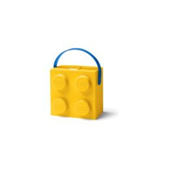 Smartlife LEGO box s rukojetí - žlutá