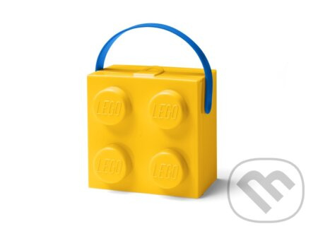 Smartlife LEGO box s rukojetí - žlutá