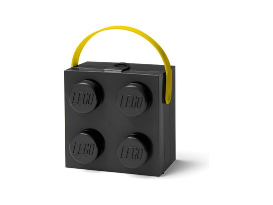 Smartlife LEGO box s rukojetí - černá