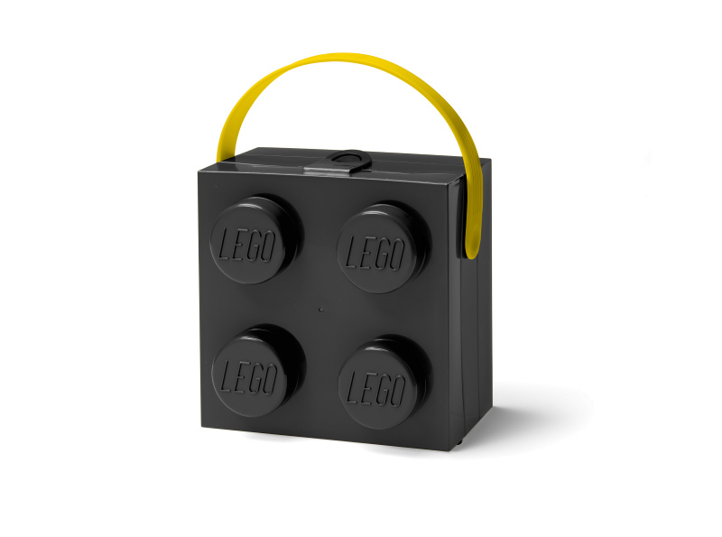 Smartlife LEGO box s rukojetí - černá