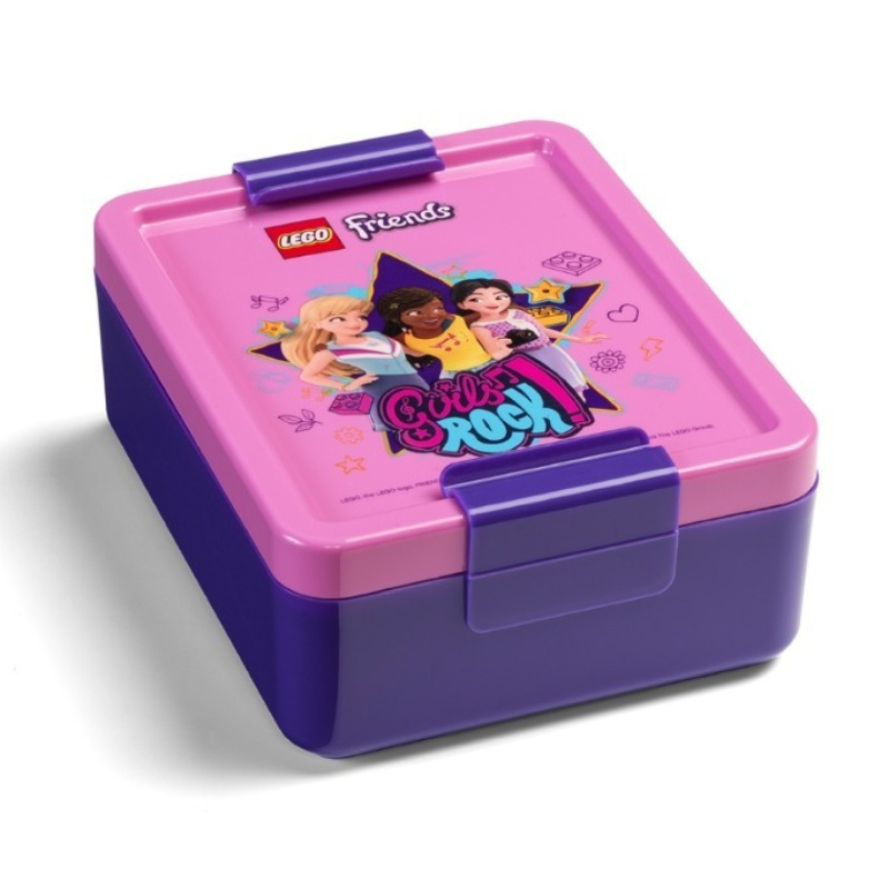 LEGO Friends Girls Rock box na svačinu - fialová