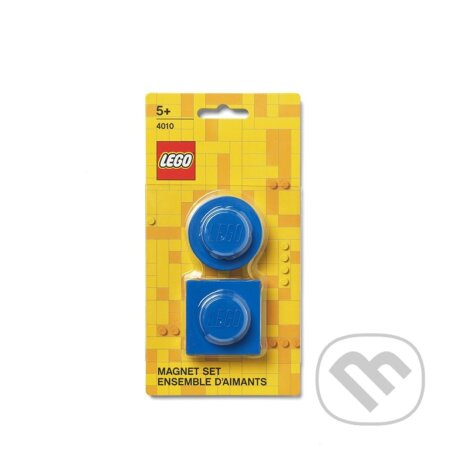 LEGO magnetky, set 2 ks - modrá