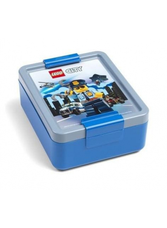 LEGO City box na svačinu - modrá