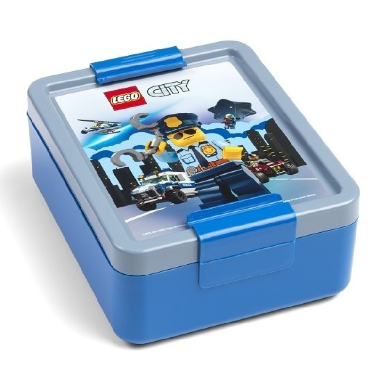 LEGO City box na svačinu - modrá