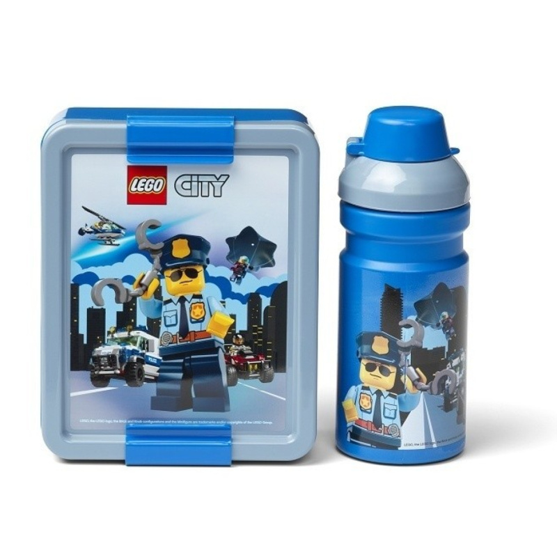 Svačinový set LEGO City (láhev a box) - modrá SmartLife s.r.o.