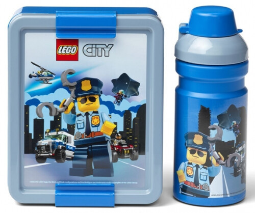 Svačinový set LEGO City (láhev a box) - modrá SmartLife s.r.o.