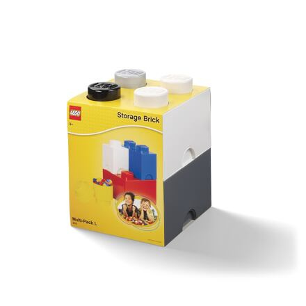 Úložný box LEGO Multi-Pack 4 ks - černý, bílý, šedý SmartLife s.r.o.