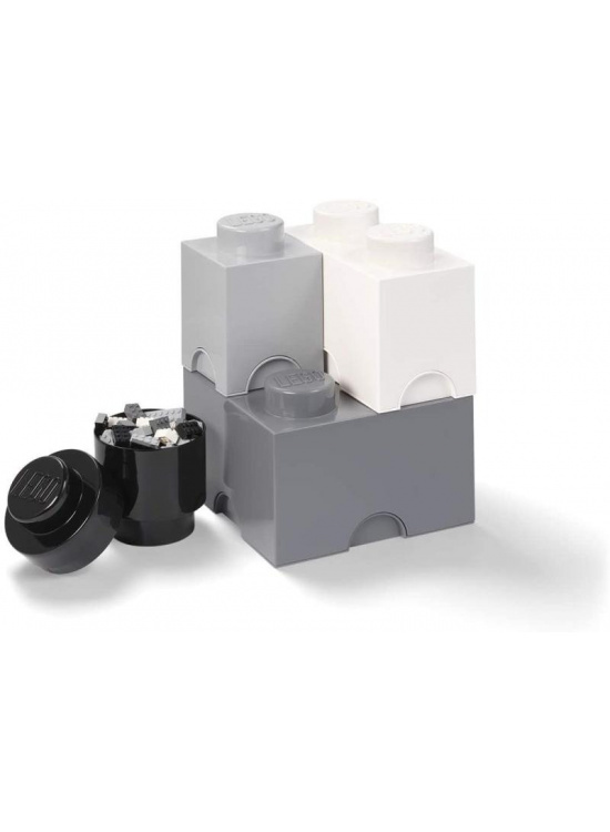 Úložný box LEGO Multi-Pack 4 ks - černý, bílý, šedý SmartLife s.r.o.