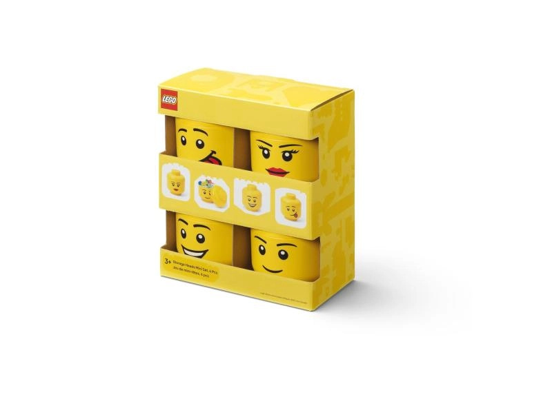 LEGO úložná hlava (mini) Multi-pack 4 ks - NEW