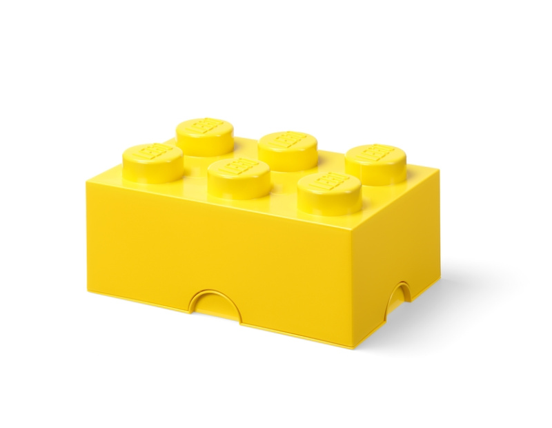 LEGO úložný box 6 - žlutá