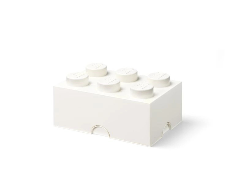 LEGO úložný box 6 - bílá