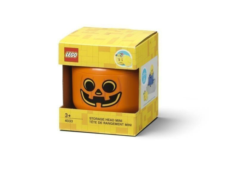 LEGO úložná hlava (mini) - dýně