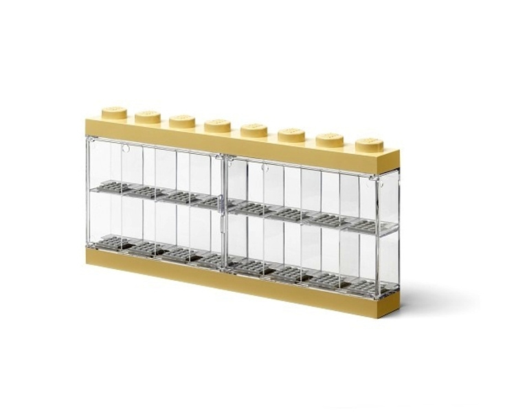 LEGO Harry Potter sběratelská skříňka na 16 minifigurek - béžová