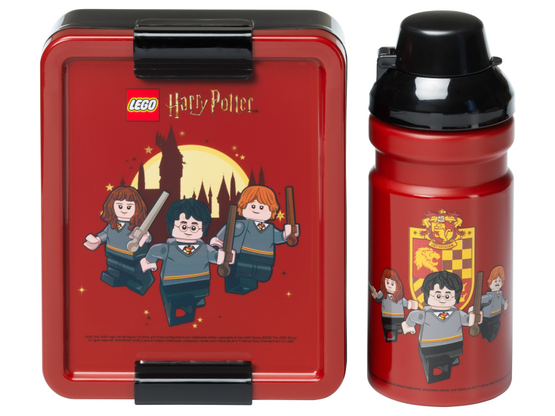 Smartlife LEGO Harry Potter svačinový set (láhev a box) - Nebelvír