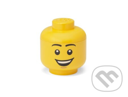 LEGO úložná hlava (mini) - šťastný chlapec