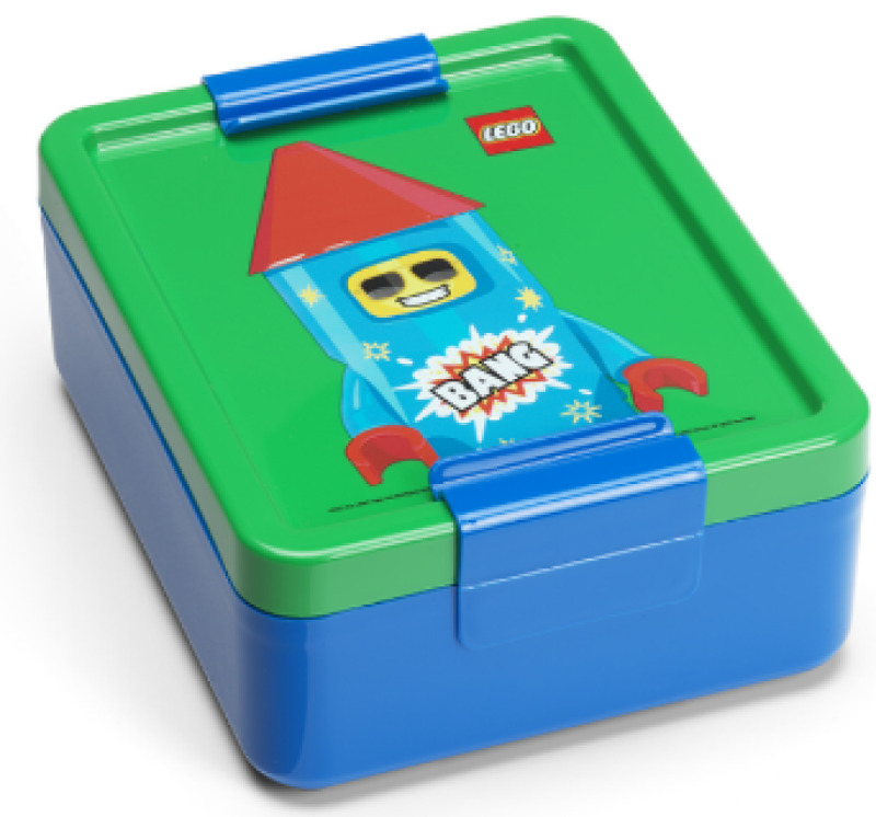 LEGO Rocket box na desiatu - modrá/zelená