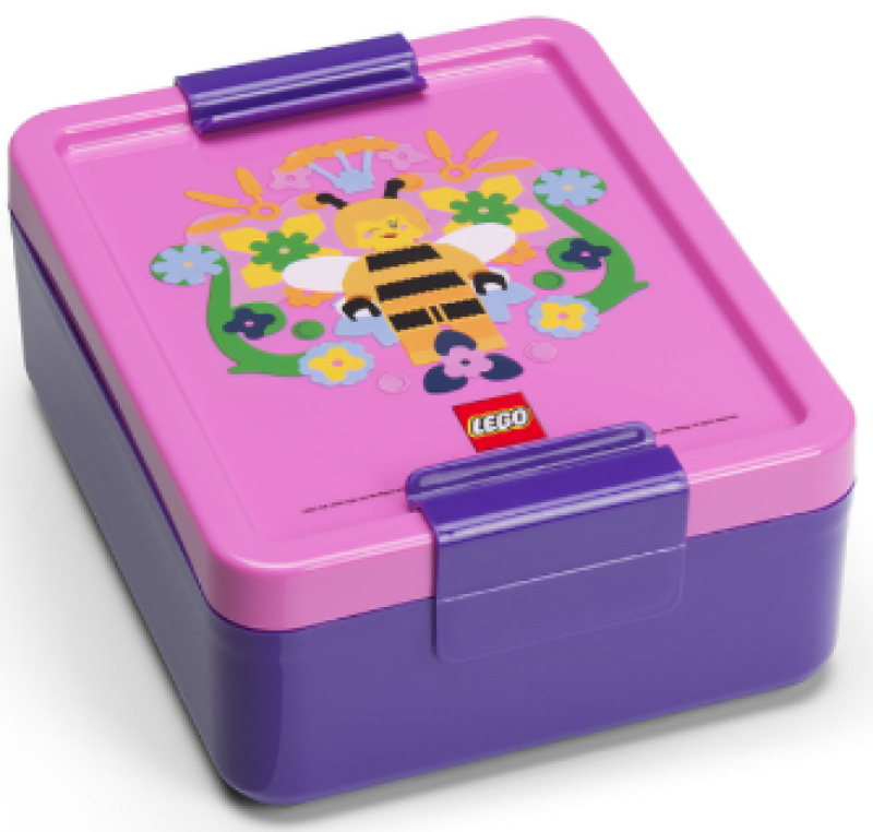 LEGO Bee box na desiatu - fialová