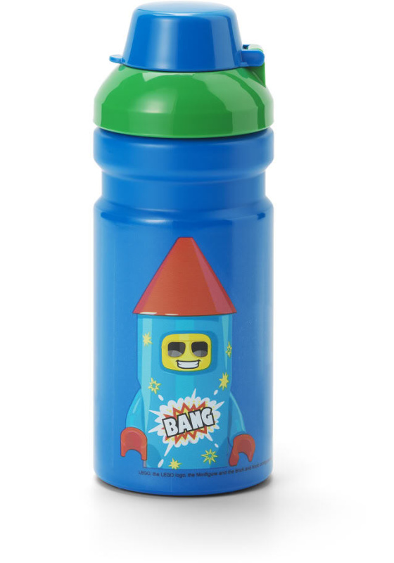 LEGO Rocket fľaša na pitie - modrá/zelená