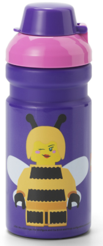 LEGO Bee fľaša na pitie - fialová