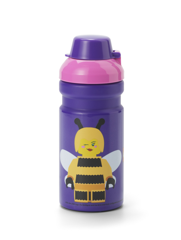 LEGO Bee fľaša na pitie - fialová
