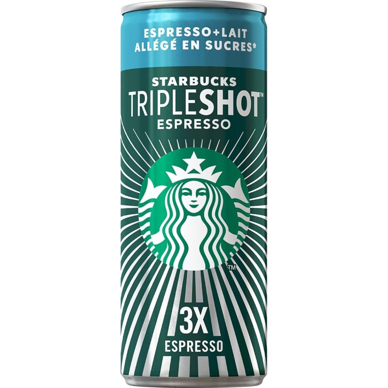 Starbucks Tripleshot bez přidaného cukru