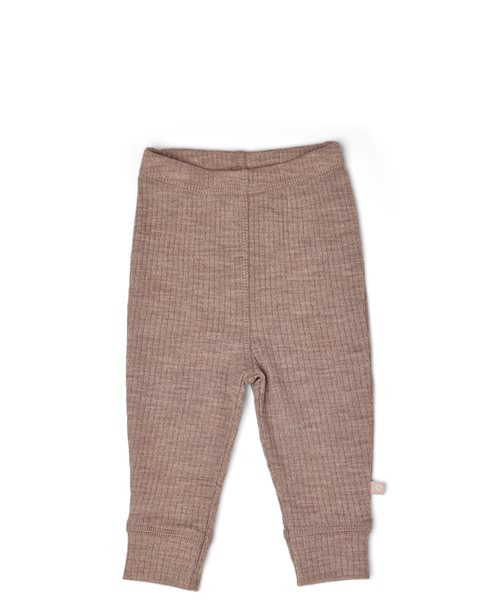 Merino legíny Smallstuff - hnědé powder Velikost: 122