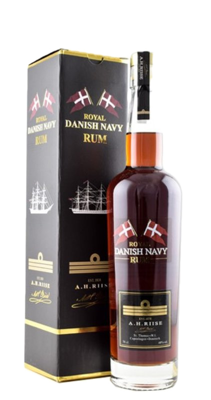 A.H.Riise Royal Danish Navy Rum 40% 0,7l (karton)