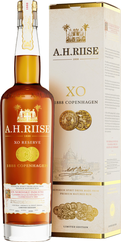 A. H. Riise 1888 Copenhagen XO Rum 40 % 0,7 l