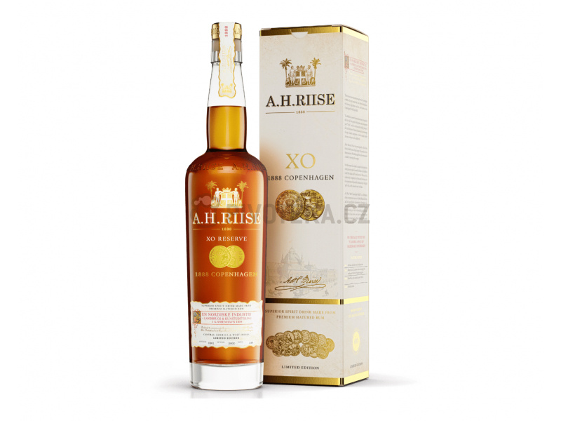 A. H. Riise 1888 Copenhagen XO Rum 40 % 0,7 l