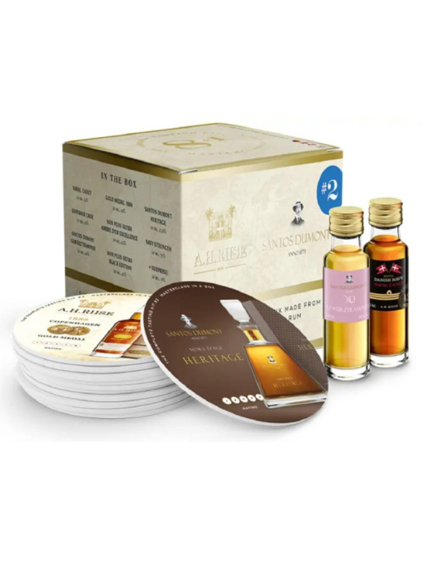 A.H. Riise Tasting Kit no.2 9x0,02l (dárkové balení 1 sklenice)
