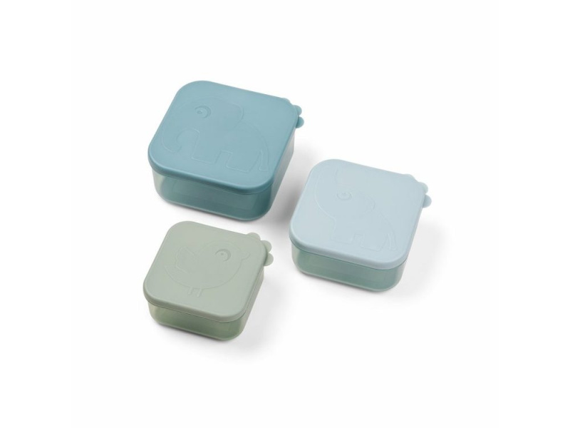 Done by Deer Svačinové boxy Deer friends 3ks - modré