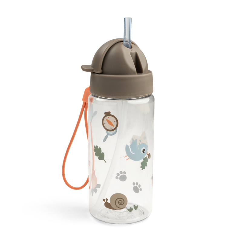 Done by Deer láhev s brčkem Tiny trails písková 350 ml