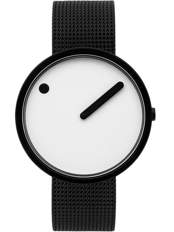 Picto 43379-1020 Unisex Watch Black and White 40mm