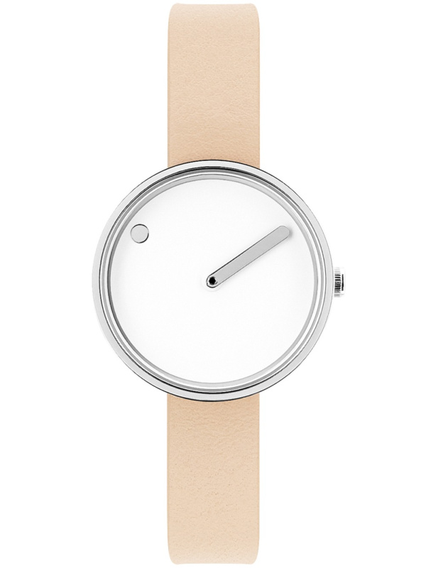 Picto 43363-6312S White dial Nude Pink 30mm 5ATM