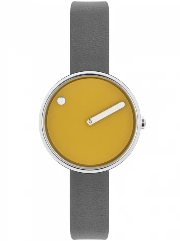 Picto 43353-6212S Thunder Grey Mustard Yellow 30mm 5ATM