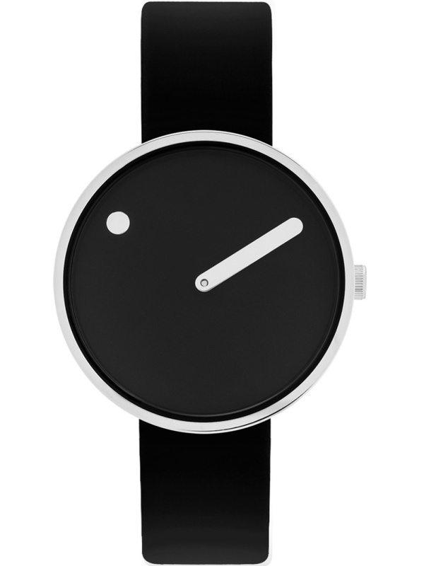 Picto 34070-4114S Ladies Watch Black and Steel 34mm