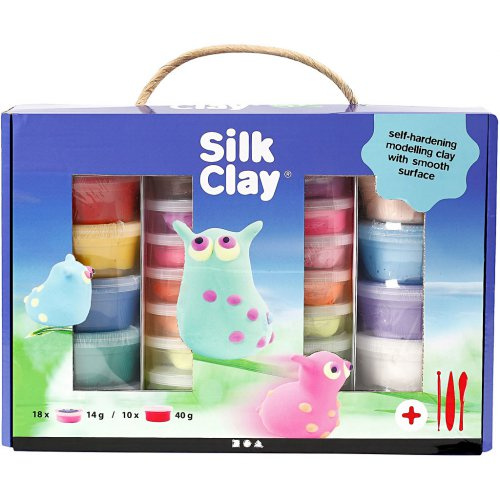 Creative Silk Clay hedvábná modelovací hmota DÁRKOVÁ SADA