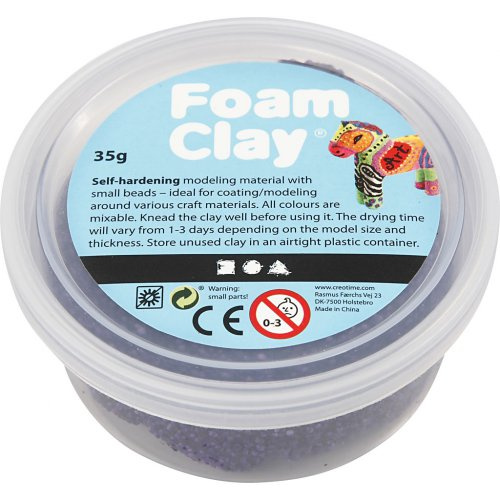 Creative Samotvrdnoucí modelovací pěnová hmota Foam Clay FIALOVÁ