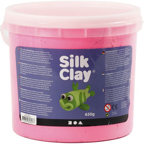 Creative Silk Clay hedvábná modelovací hmota RŮŽOVÁ 650 g