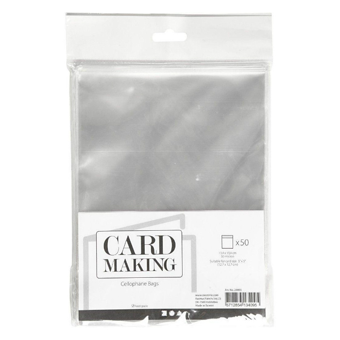 West Design Celofánové obaly čtvercové, 50 ks