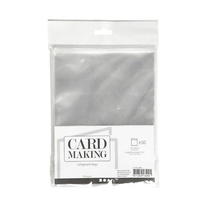 West Design Celofánové obaly čtvercové, 50 ks