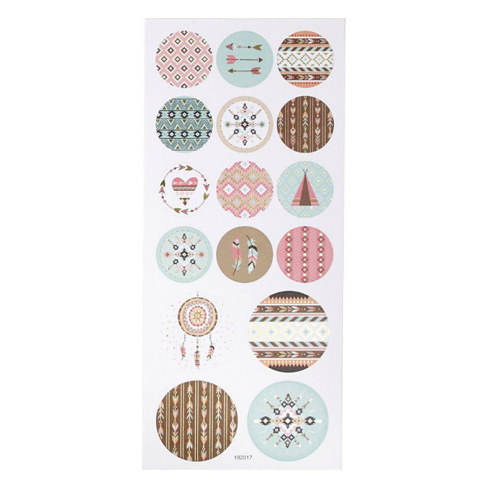 Samolepky 10x23cm - Indiáni